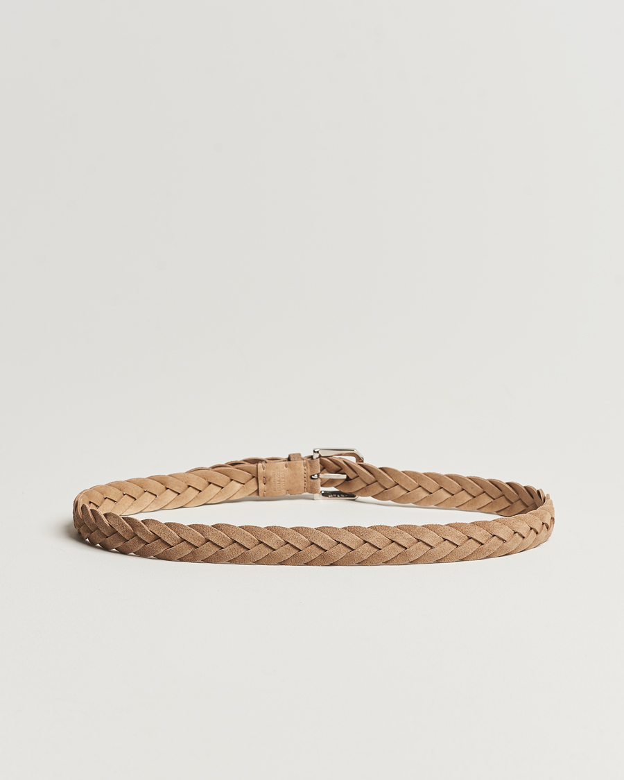 Men | Brunello Cucinelli Braided Belt Desert Suede | Brunello Cucinelli | Braided Belt Desert Suede