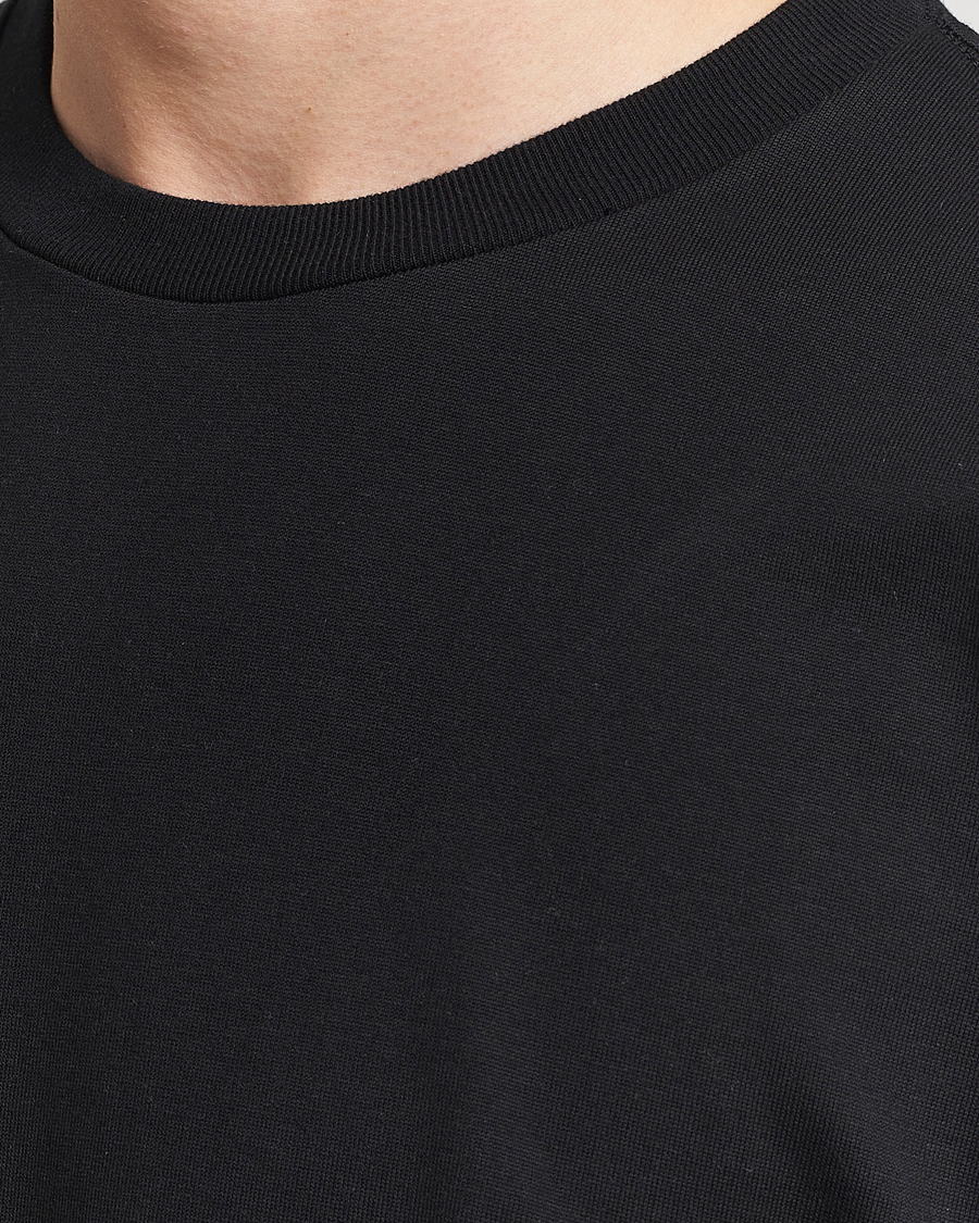 Men | T-Shirts | Auralee | Luster Plating T-Shirt Black