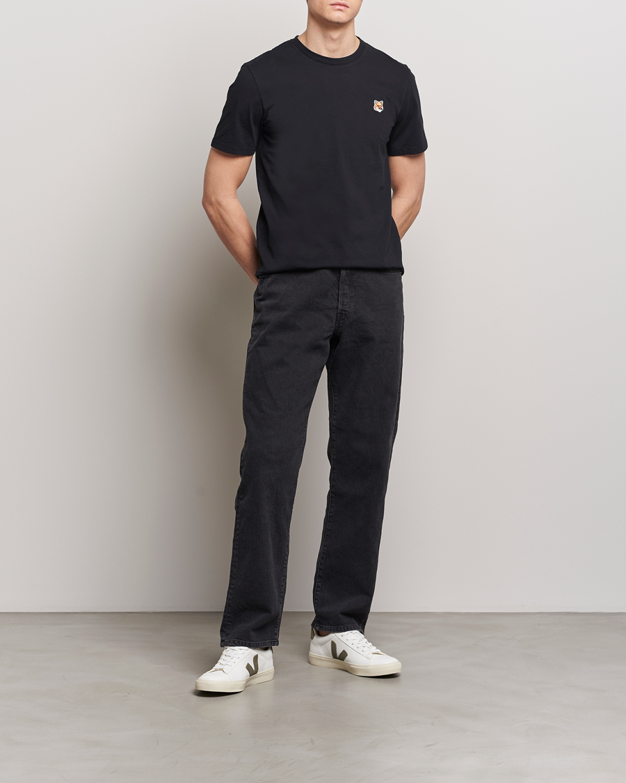 Men | T-Shirts | Maison Kitsuné | Fox Head T-Shirt Black