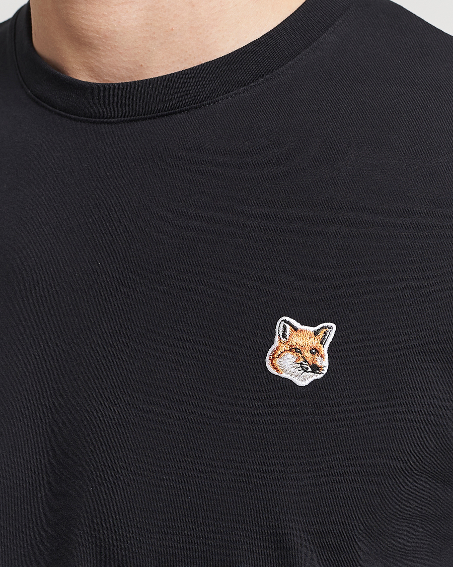 Men | T-Shirts | Maison Kitsuné | Fox Head T-Shirt Black