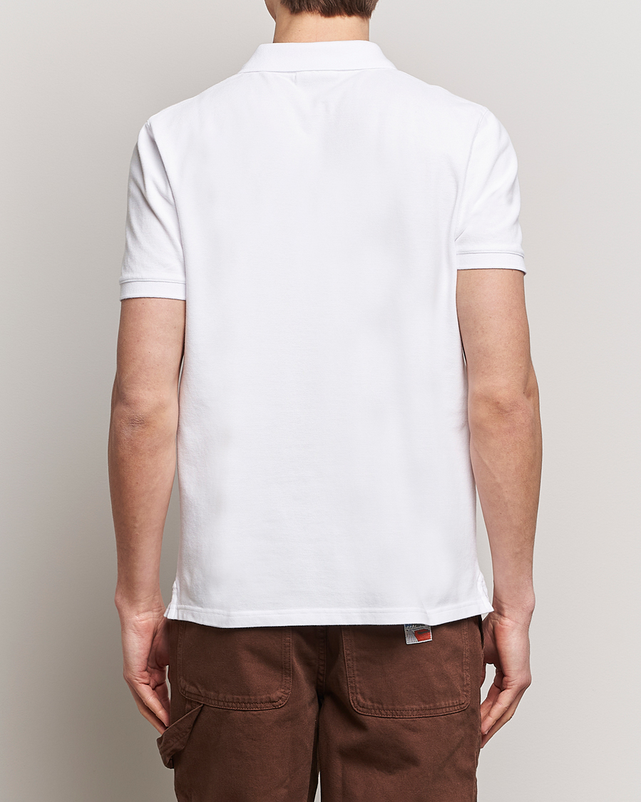 Men | Polo Shirts | Maison Kitsuné | Fox Head Polo White