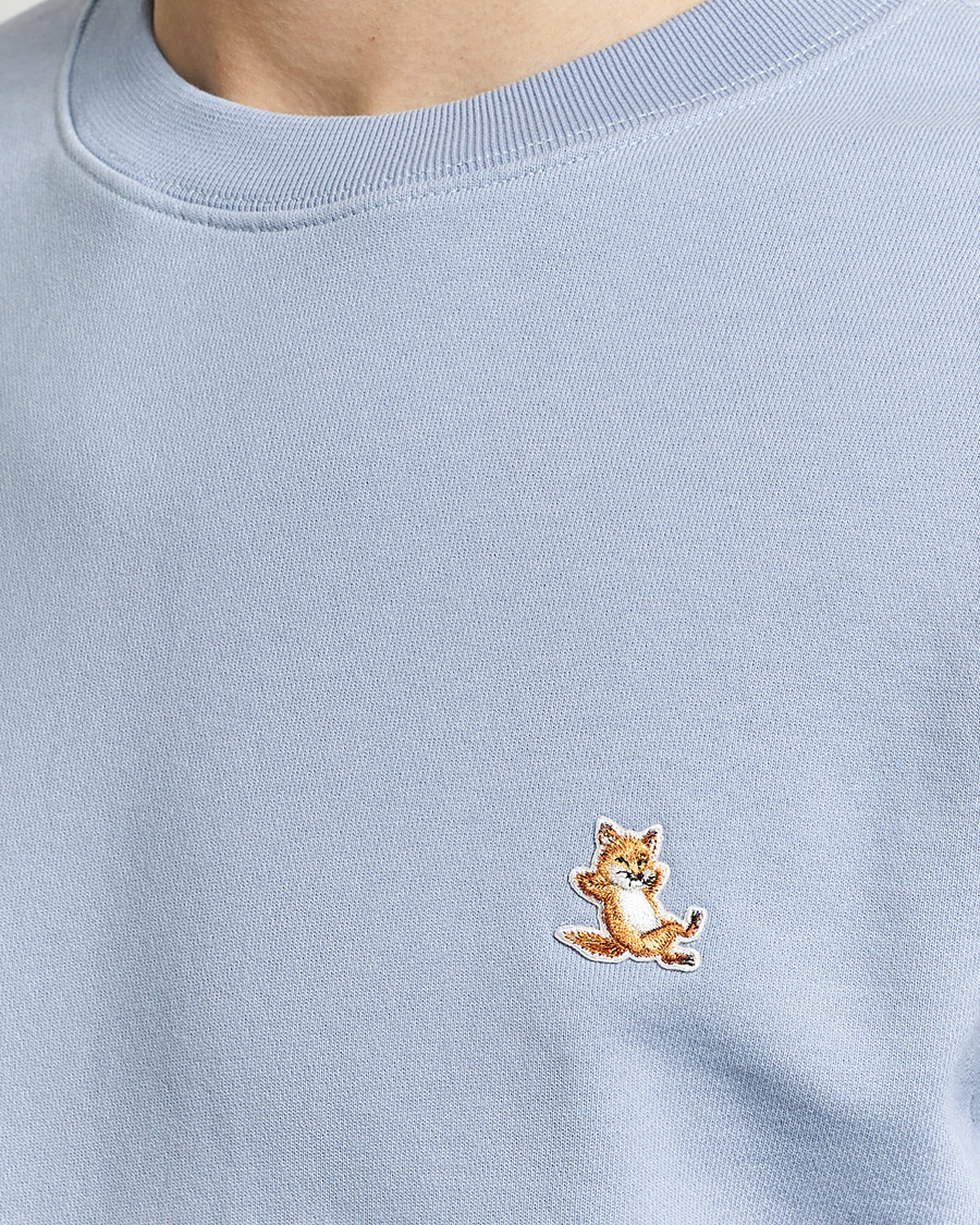 Men | Sweaters & Knitwear | Maison Kitsuné | Chillax Fox Sweatshirt Beat Blue