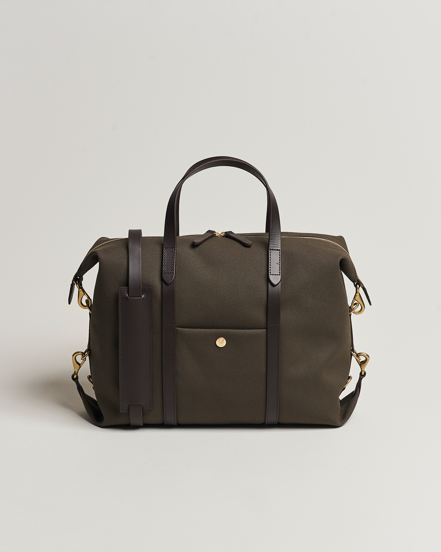 Men | Bags | Mismo | M/S Utility Nylon Duffle Bag Army/Dark Brown