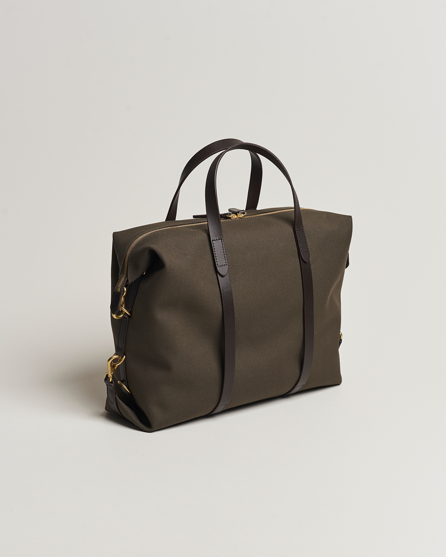 Men | Bags | Mismo | M/S Utility Nylon Duffle Bag Army/Dark Brown
