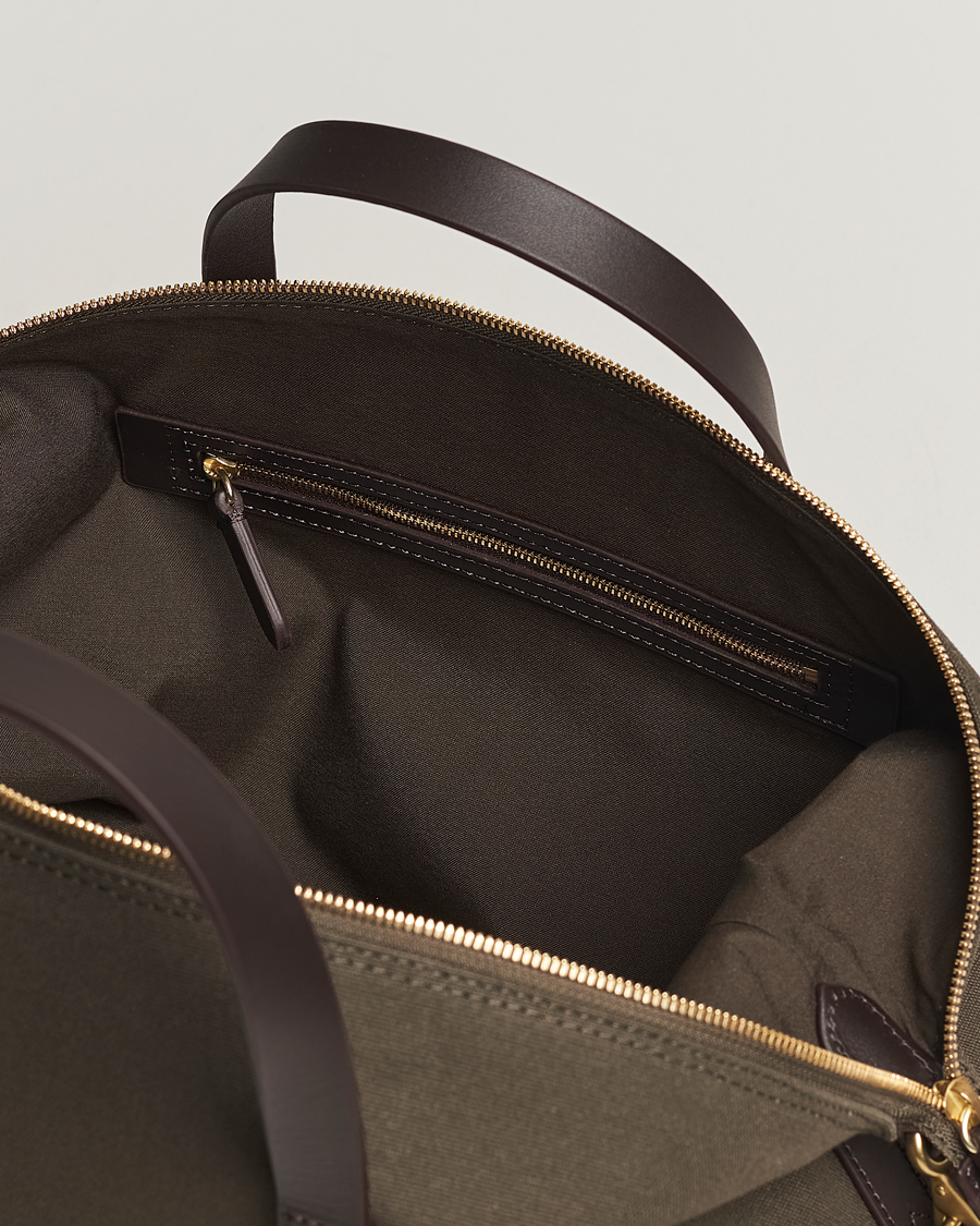 Men | Bags | Mismo | M/S Utility Nylon Duffle Bag Army/Dark Brown