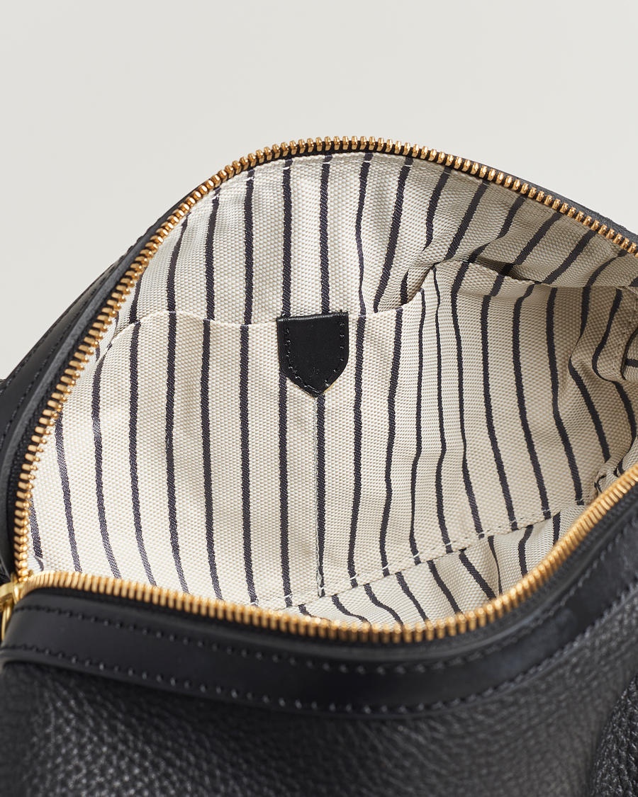 Men | Bags | Mismo | Groom Pebbled Leather Washbag Black