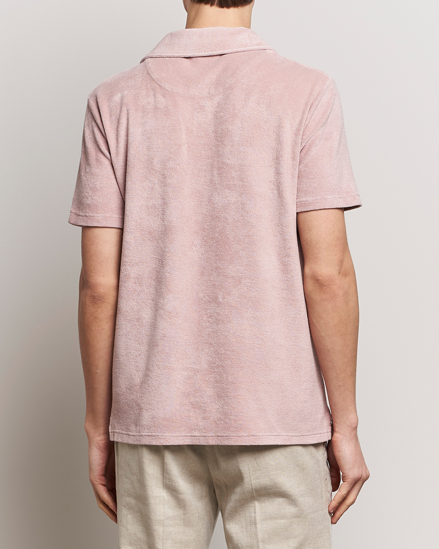 Men | Polo Shirts | Altea | Terry Cotton Polo Rosa