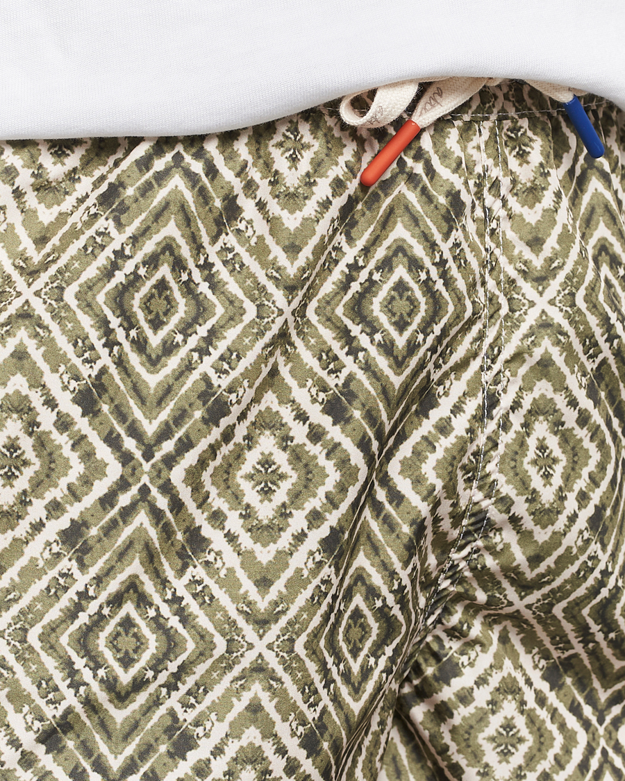 Men | Swimwear | Altea | Printed Swim Shorts Green
