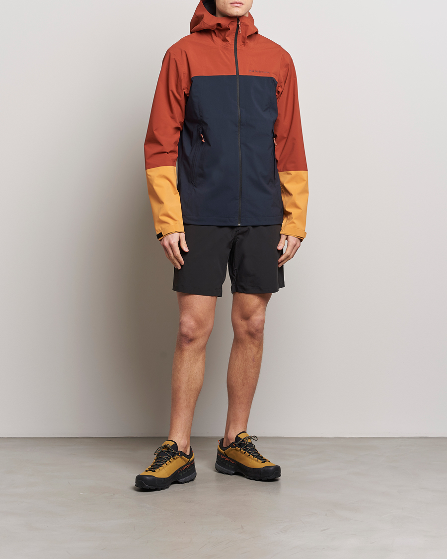Men | Coats & Jackets | Peak Performance | Trail Hipe Hooded Jacket Spiced/Salute Navy/Desert