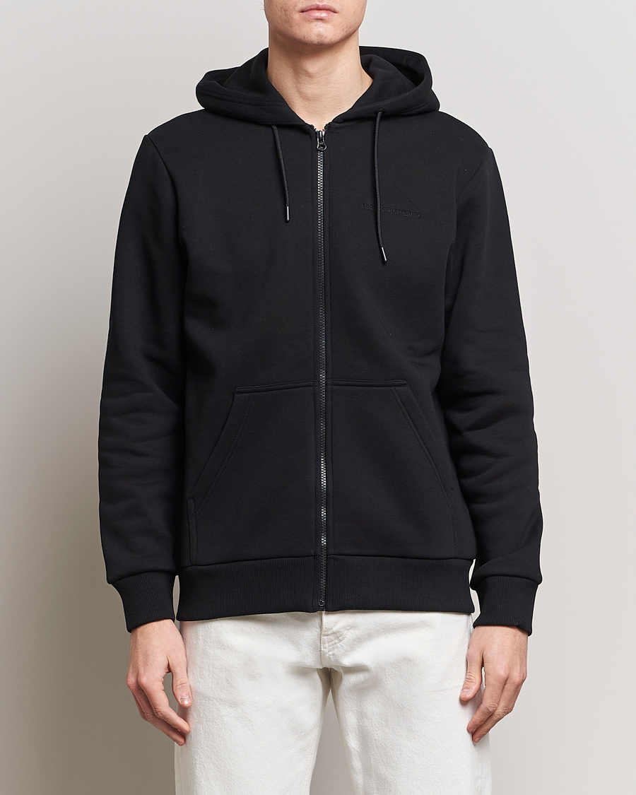 Men | Sweaters & Knitwear | Peak Performance | Original Full Zip Hoodie Black