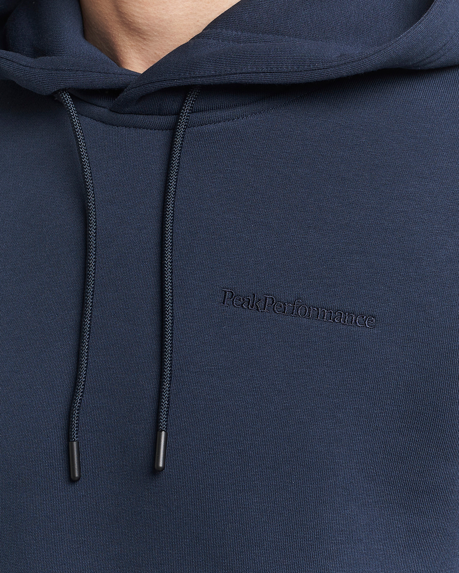 Men | Sweaters & Knitwear | Peak Performance | Original Hoodie Blue Shadow
