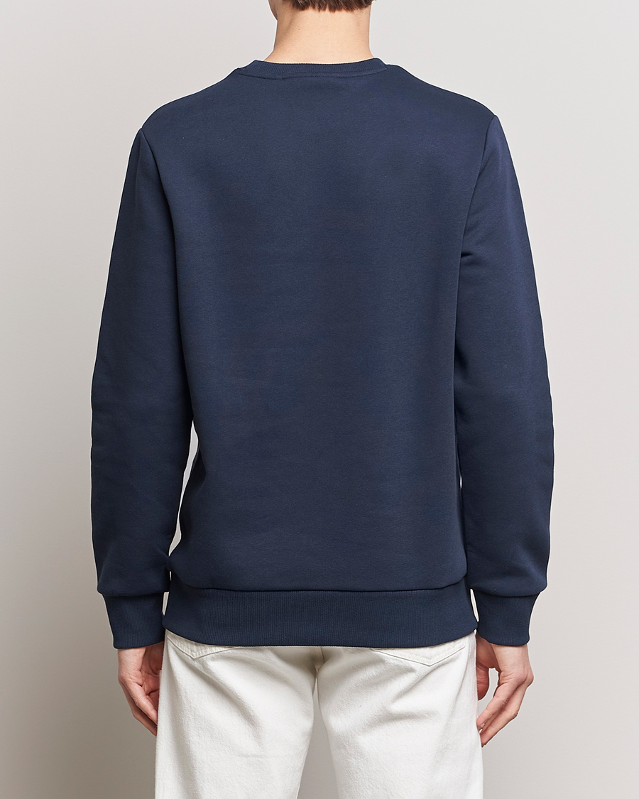 Men | Sweaters & Knitwear | Peak Performance | Original Logo Crew Neck Sweatshirt Blue Shadow