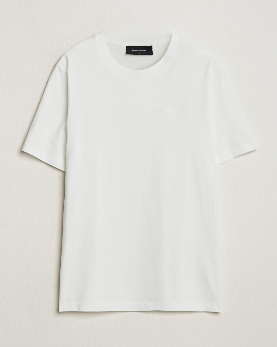 Men | T-Shirts | Peak Performance | Original Crew Neck T-Shirt Off White