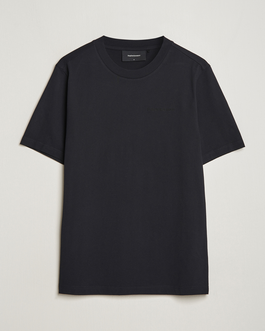 Men | T-Shirts | Peak Performance | Original Crew Neck T-Shirt Black
