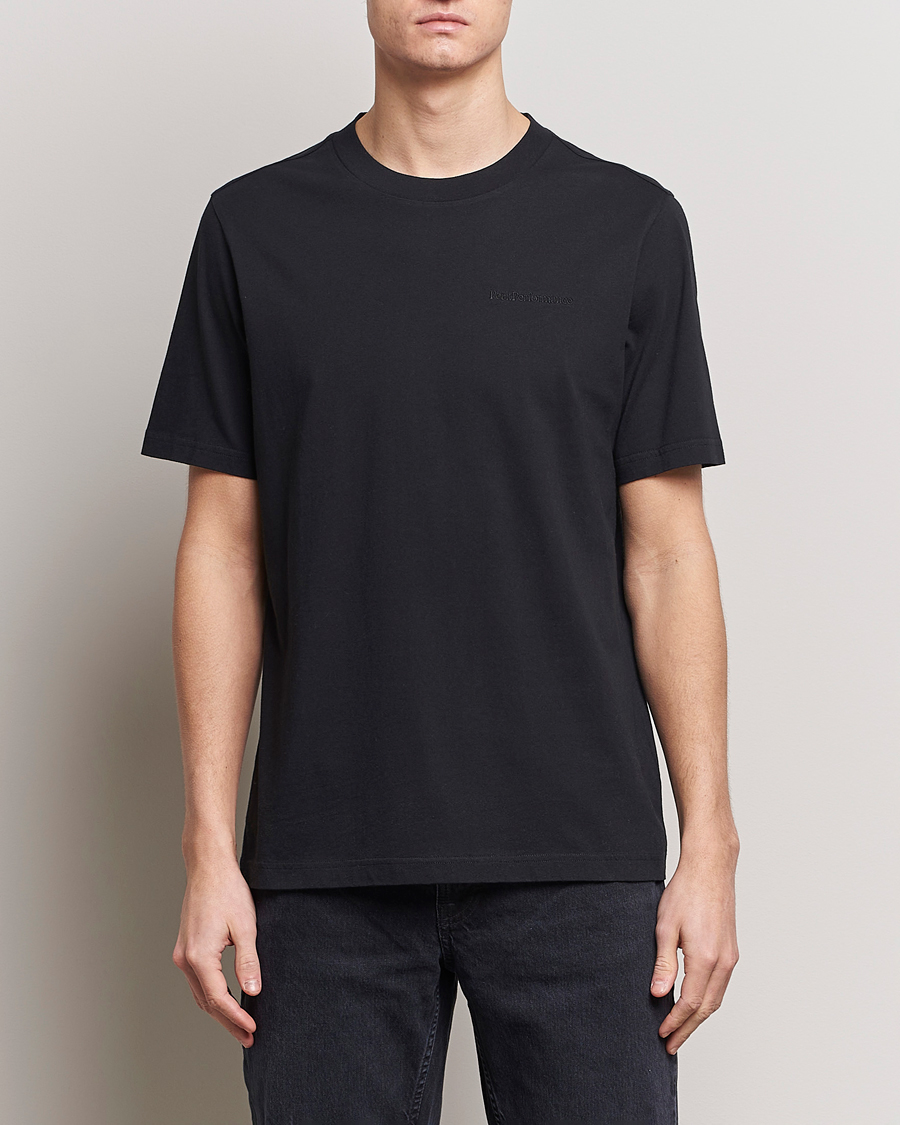 Men | T-Shirts | Peak Performance | Original Crew Neck T-Shirt Black