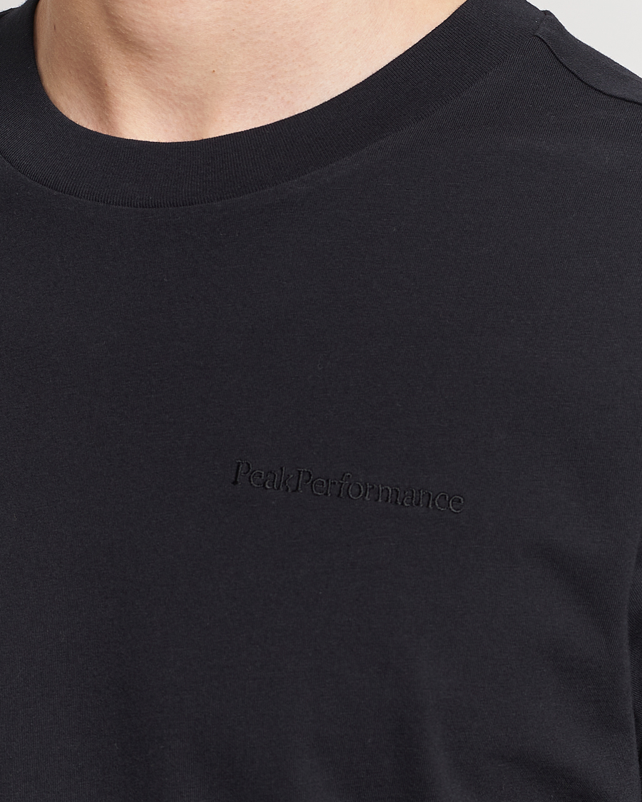 Men | T-Shirts | Peak Performance | Original Crew Neck T-Shirt Black