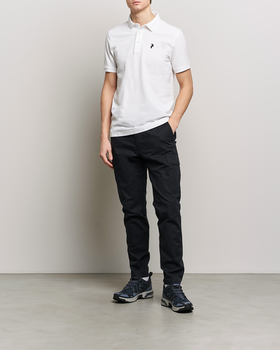 Men | Polo Shirts | Peak Performance | Classic Cotton Polo White