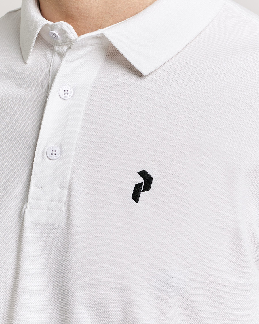 Men | Polo Shirts | Peak Performance | Classic Cotton Polo White