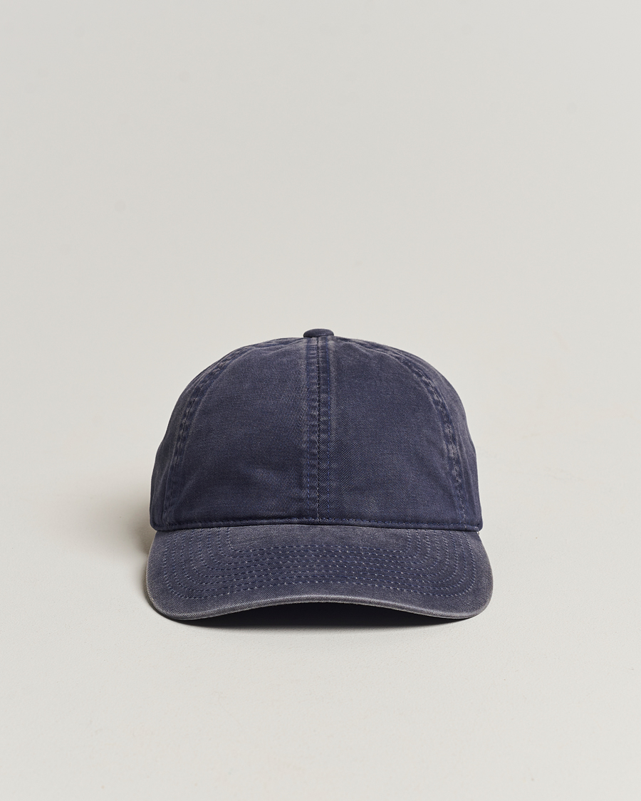 Men | Varsity Headwear Washed Cotton Baseball Cap Blue | Varsity Headwear | Washed Cotton Baseball Cap Blue