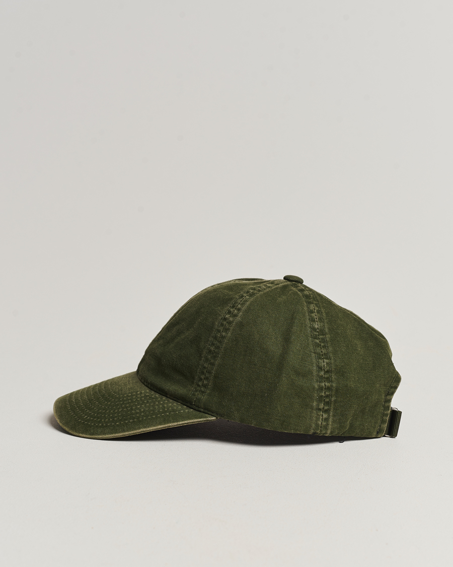 Men | Varsity Headwear Washed Cotton Baseball Cap Green | Varsity Headwear | Washed Cotton Baseball Cap Green