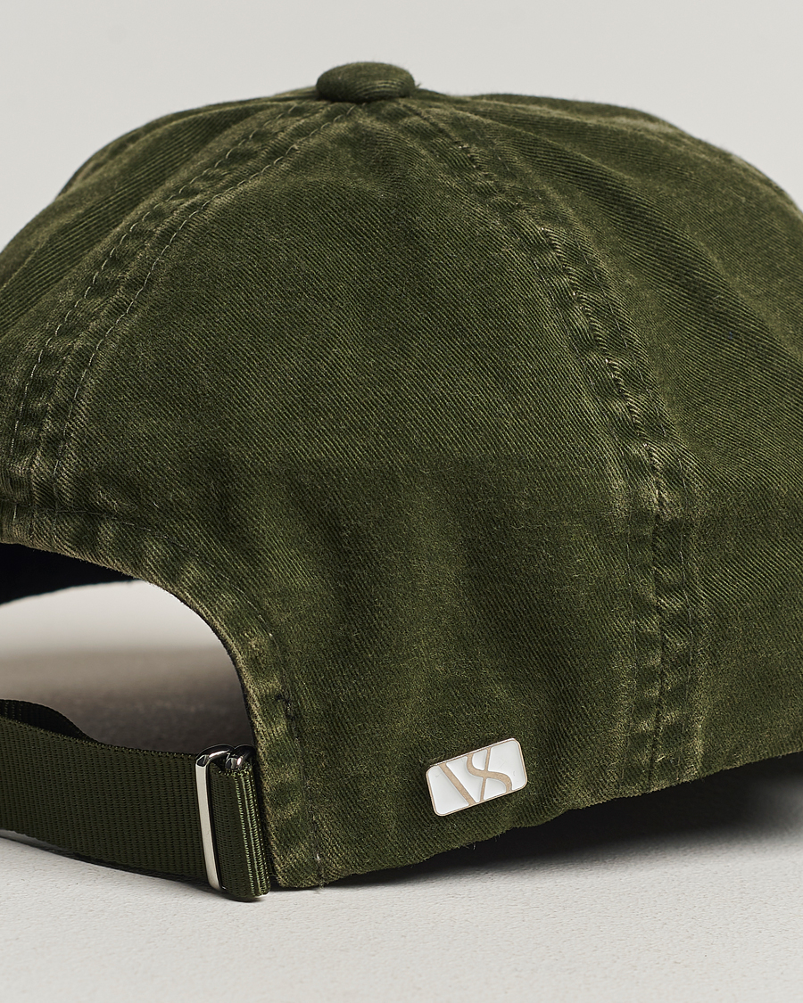 Men | Varsity Headwear Washed Cotton Baseball Cap Green | Varsity Headwear | Washed Cotton Baseball Cap Green