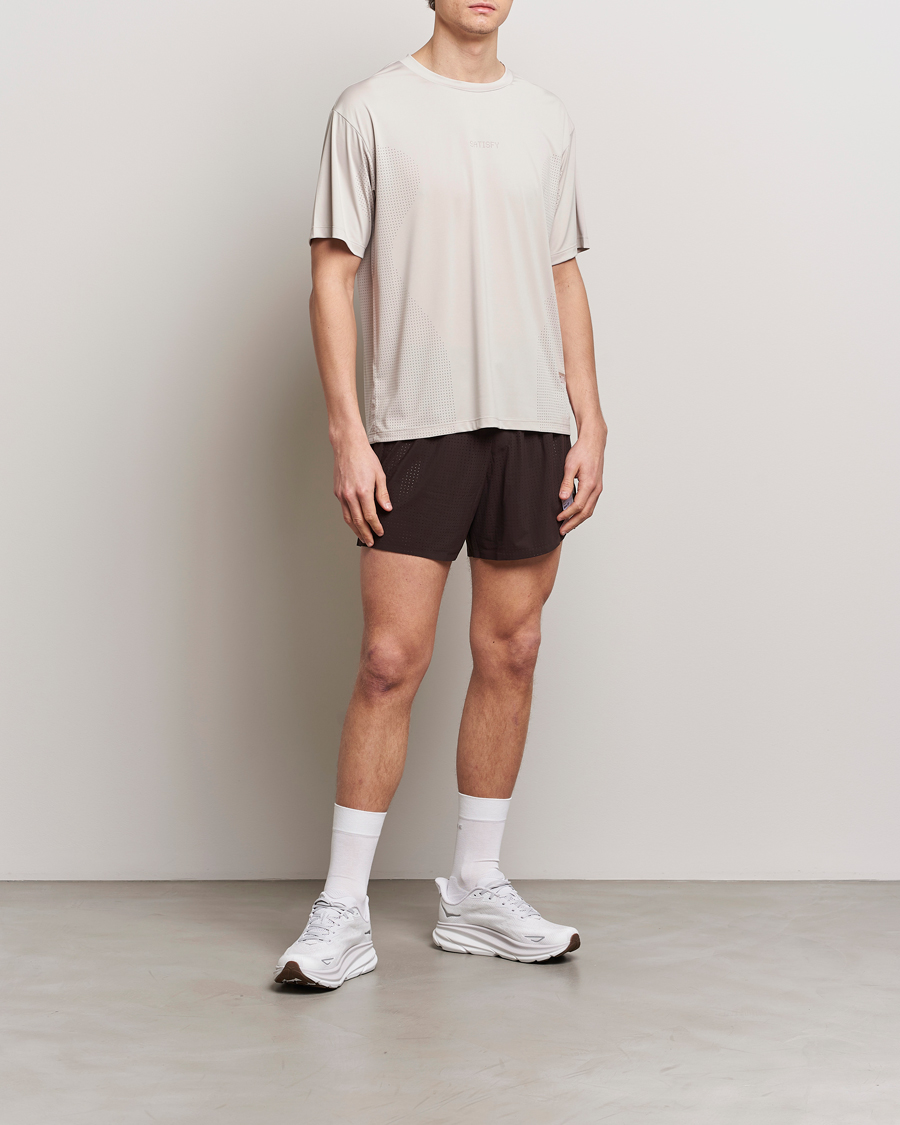 Men | T-Shirts | Satisfy | AuraLite Air T-Shirt Mineral Dolomite