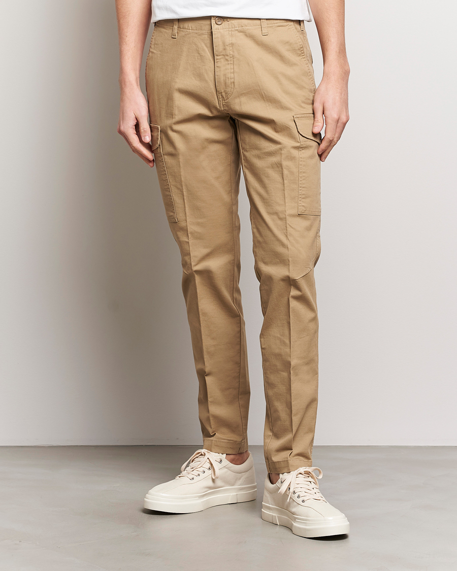 Men | Trousers | Dockers | Slim Cotton Cargo Pants Harvest Gold