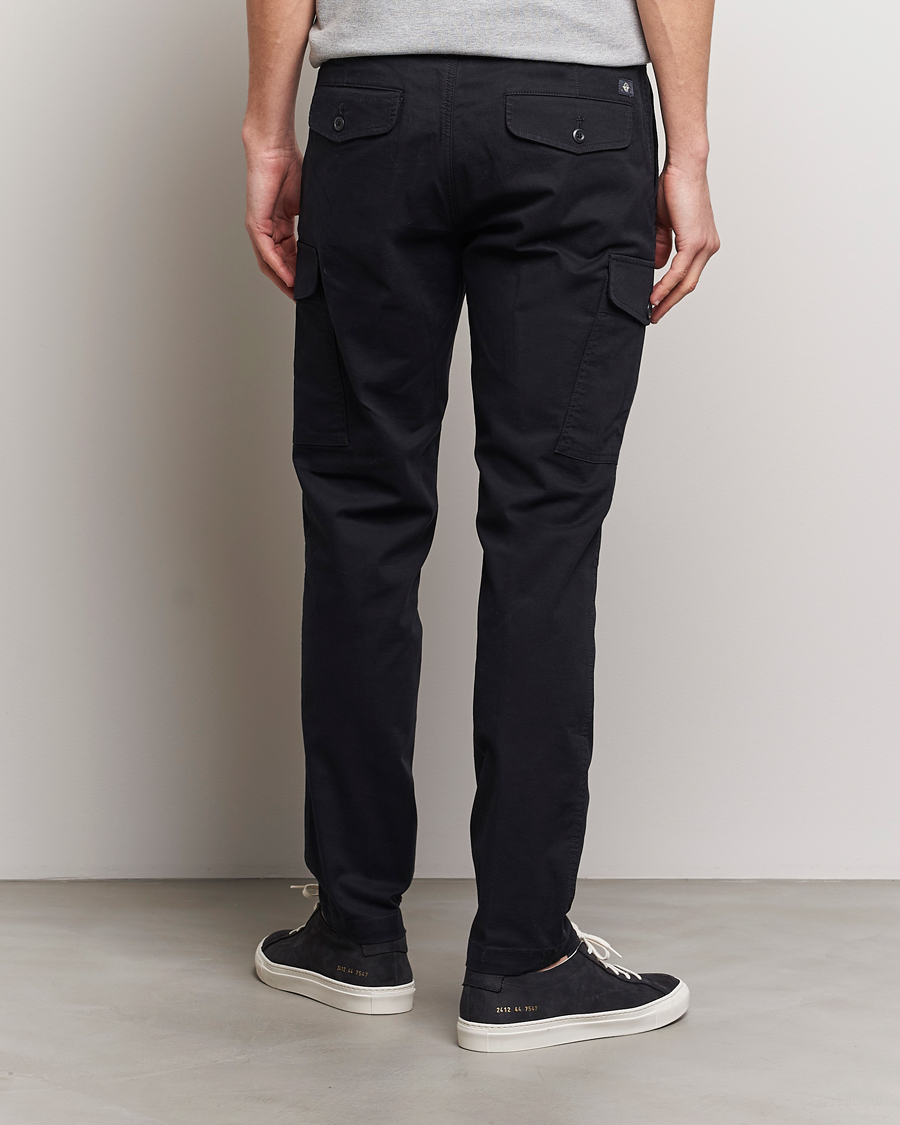 Men | Trousers | Dockers | Slim Cotton Cargo Pants Black