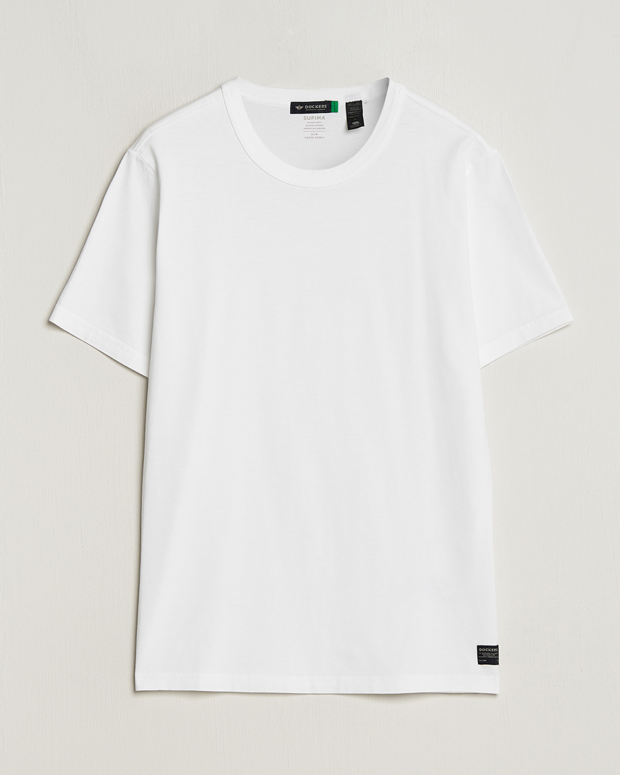 Men | T-Shirts | Dockers | Original Cotton T-Shirt White