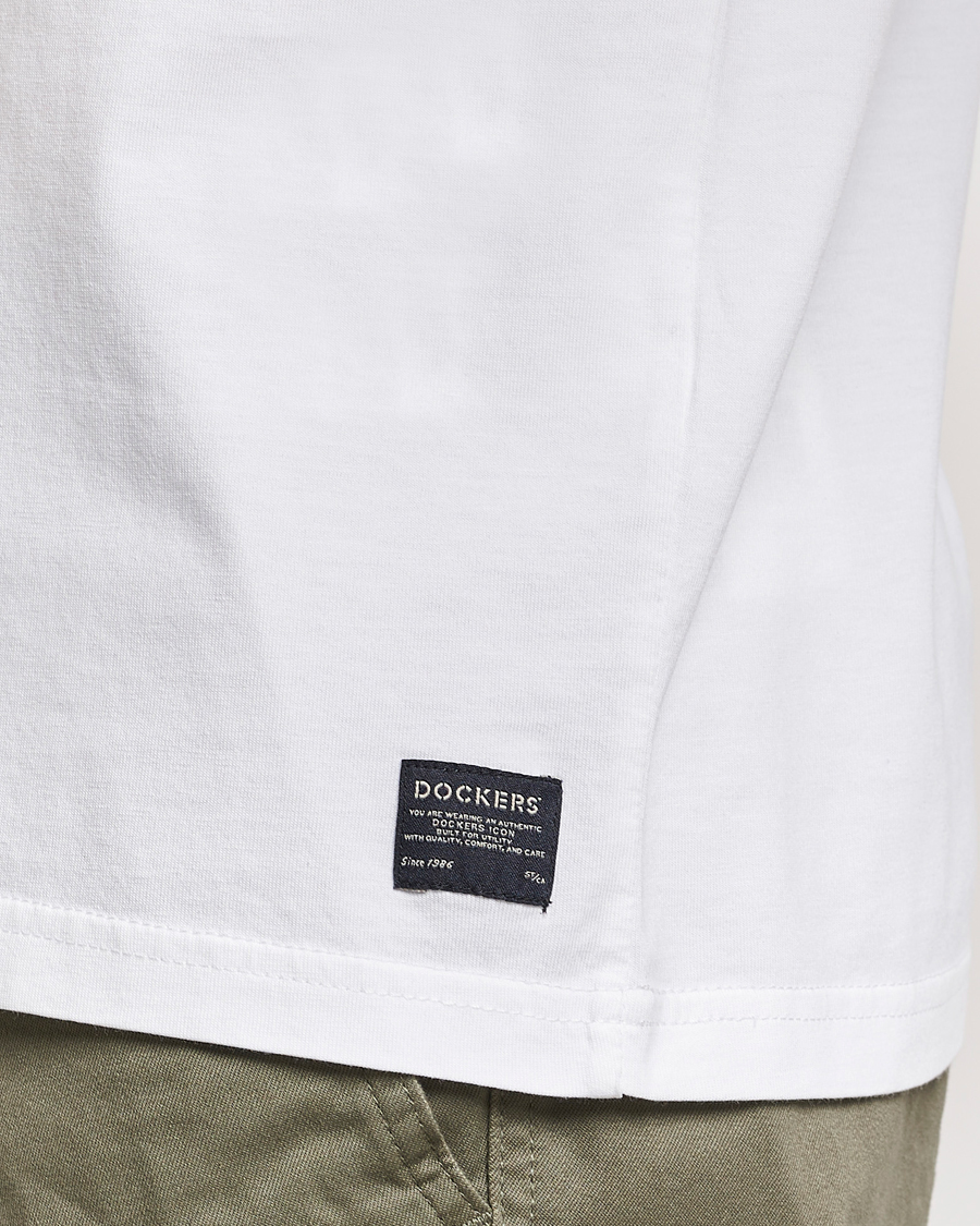 Men | T-Shirts | Dockers | Original Cotton T-Shirt White