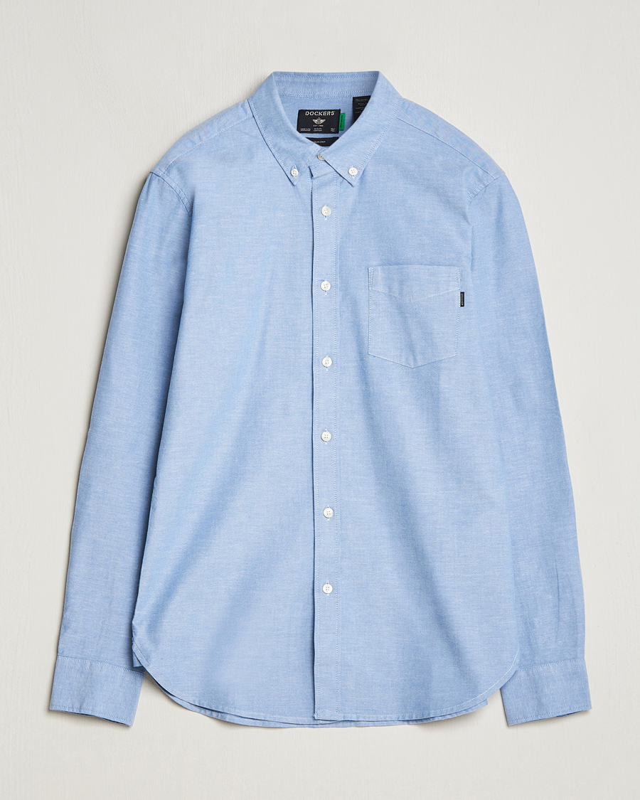 Men | Shirts | Dockers | Cotton Stretch Oxford Shirt Delft