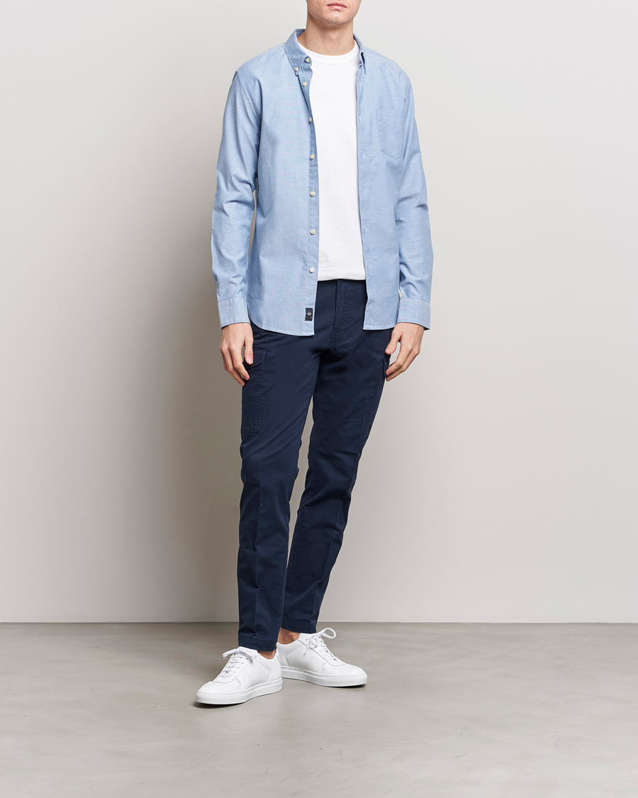 Men | Shirts | Dockers | Cotton Stretch Oxford Shirt Delft