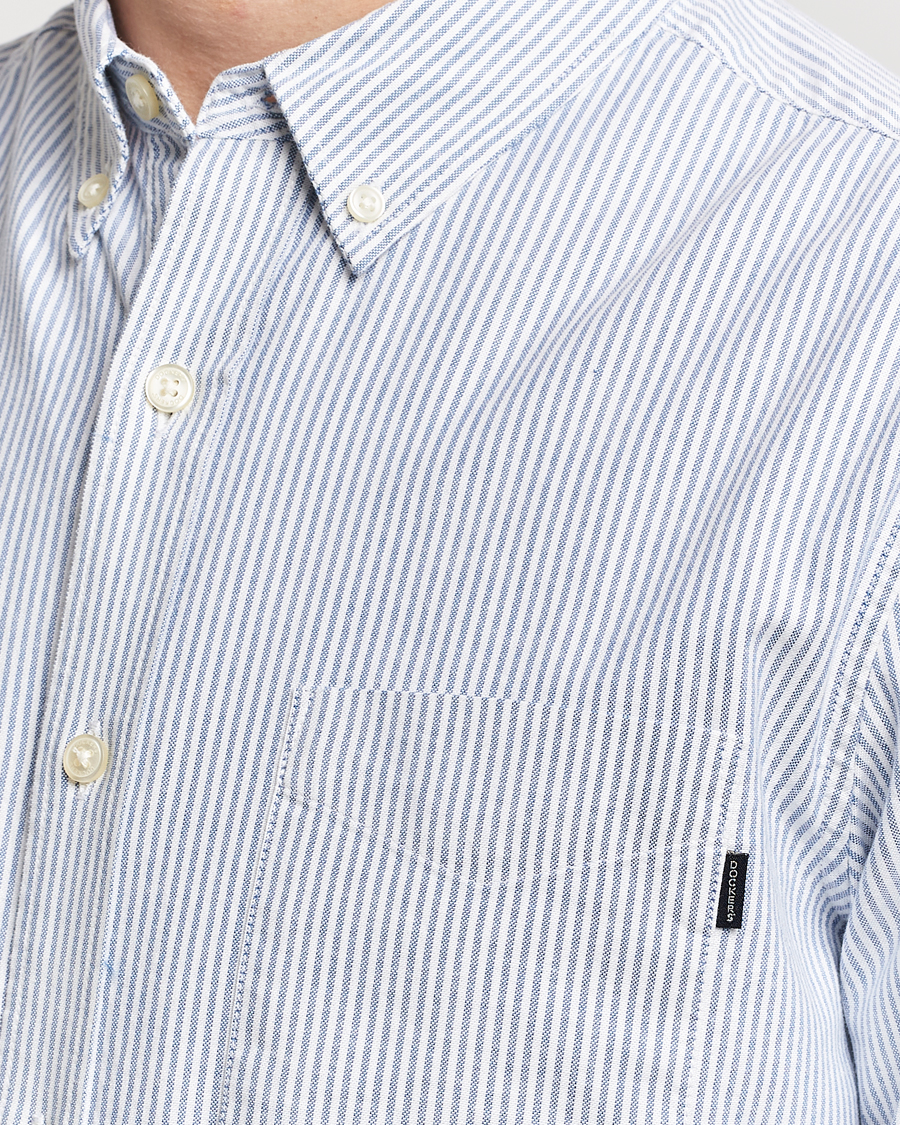 Men | Shirts | Dockers | Cotton Stretch Oxford Shirt Striped Delft