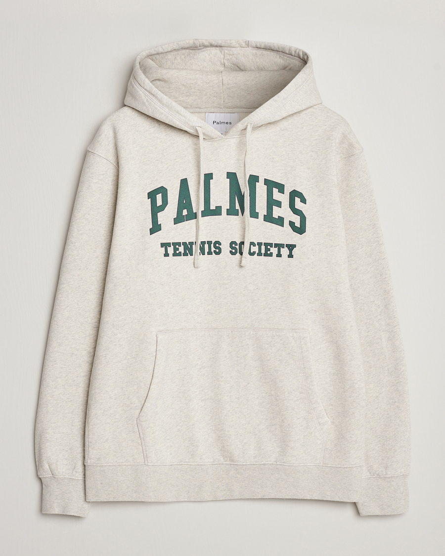 Men | Sweaters & Knitwear | Palmes | Mats Hooded Sweatshirt Oatmeal
