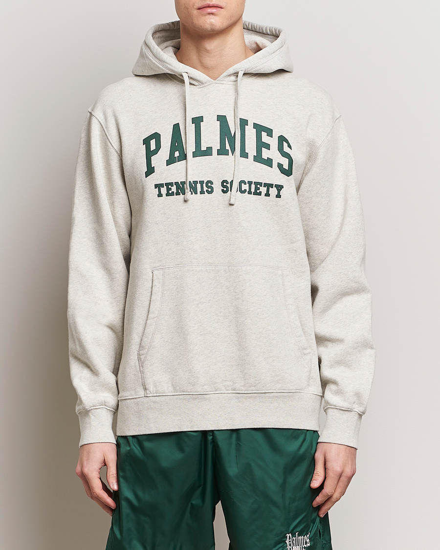 Men | Sweaters & Knitwear | Palmes | Mats Hooded Sweatshirt Oatmeal