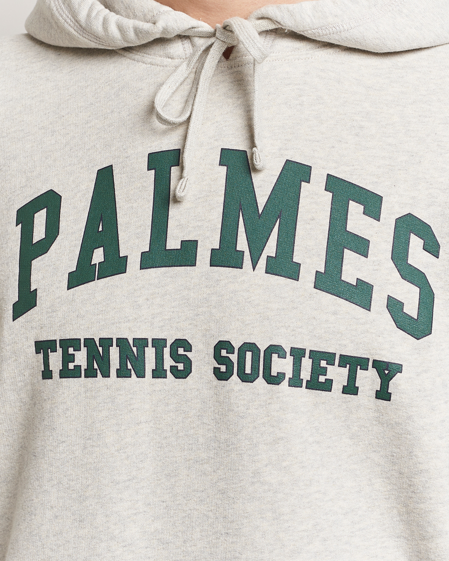Men | Sweaters & Knitwear | Palmes | Mats Hooded Sweatshirt Oatmeal