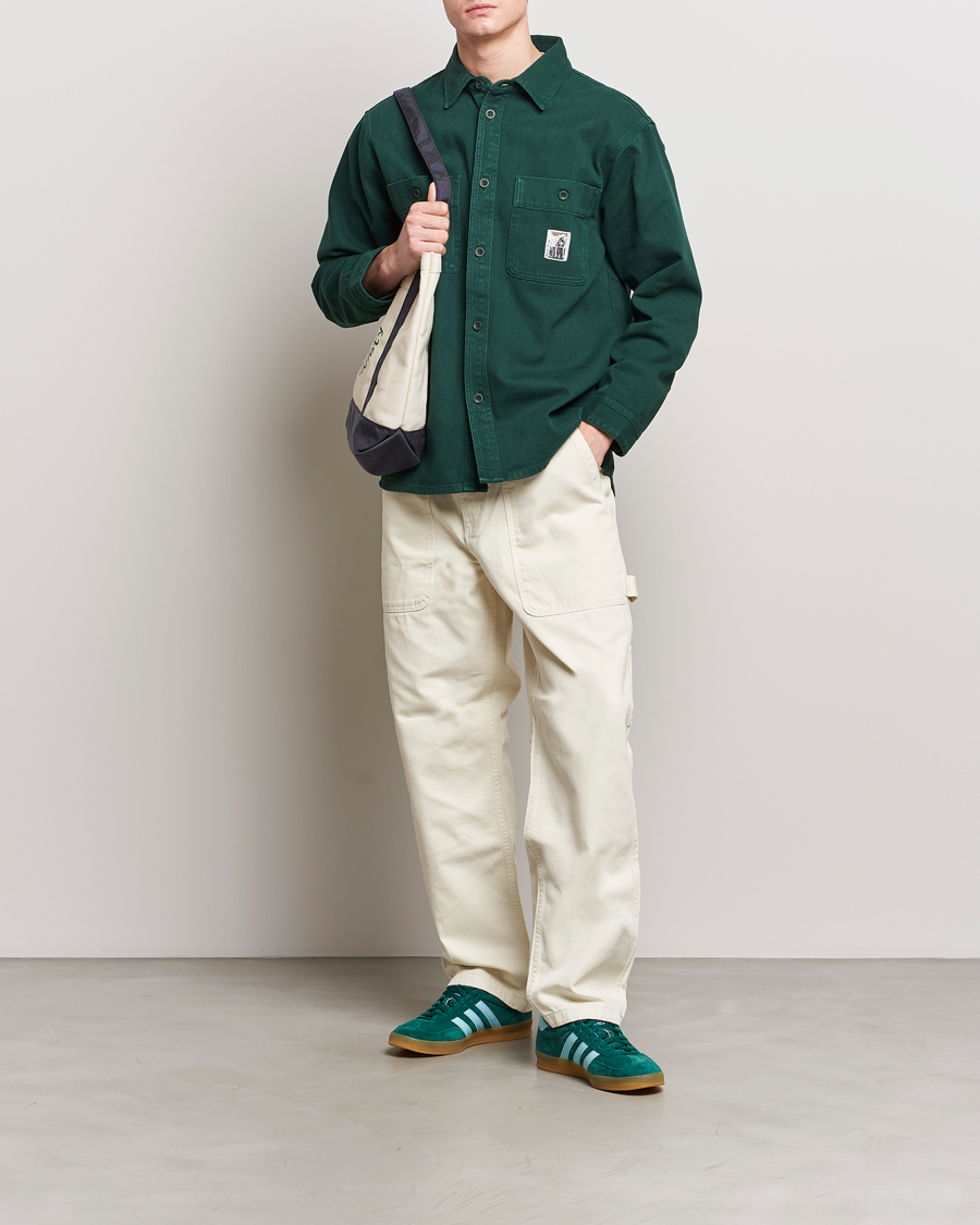 Men | Shirts | Palmes | Roland Overshirt Bottle Green
