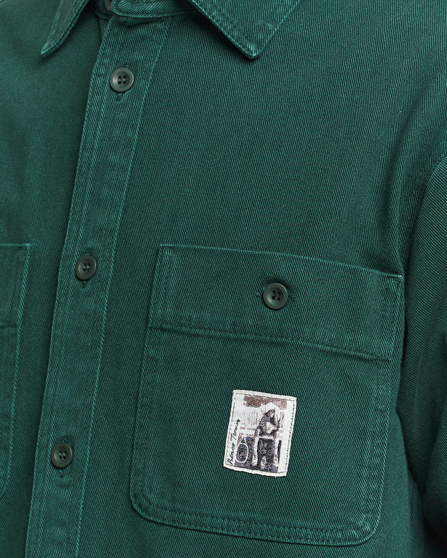 Men | Shirts | Palmes | Roland Overshirt Bottle Green