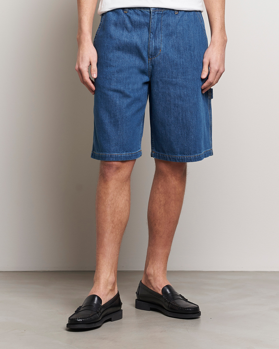 Men | Shorts | Palmes | Sweeper Shorts Denim