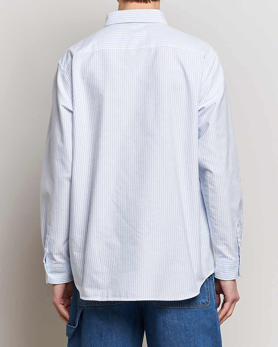 Men | Shirts | Palmes | Deuce Oxford Shirt Light Blue Stripe