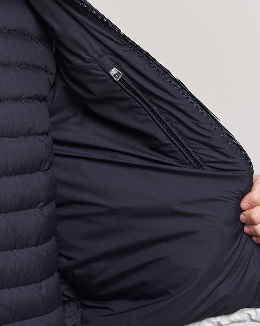 Men | Coats & Jackets | Moncler | Cerces Down Vest Off White/Navy