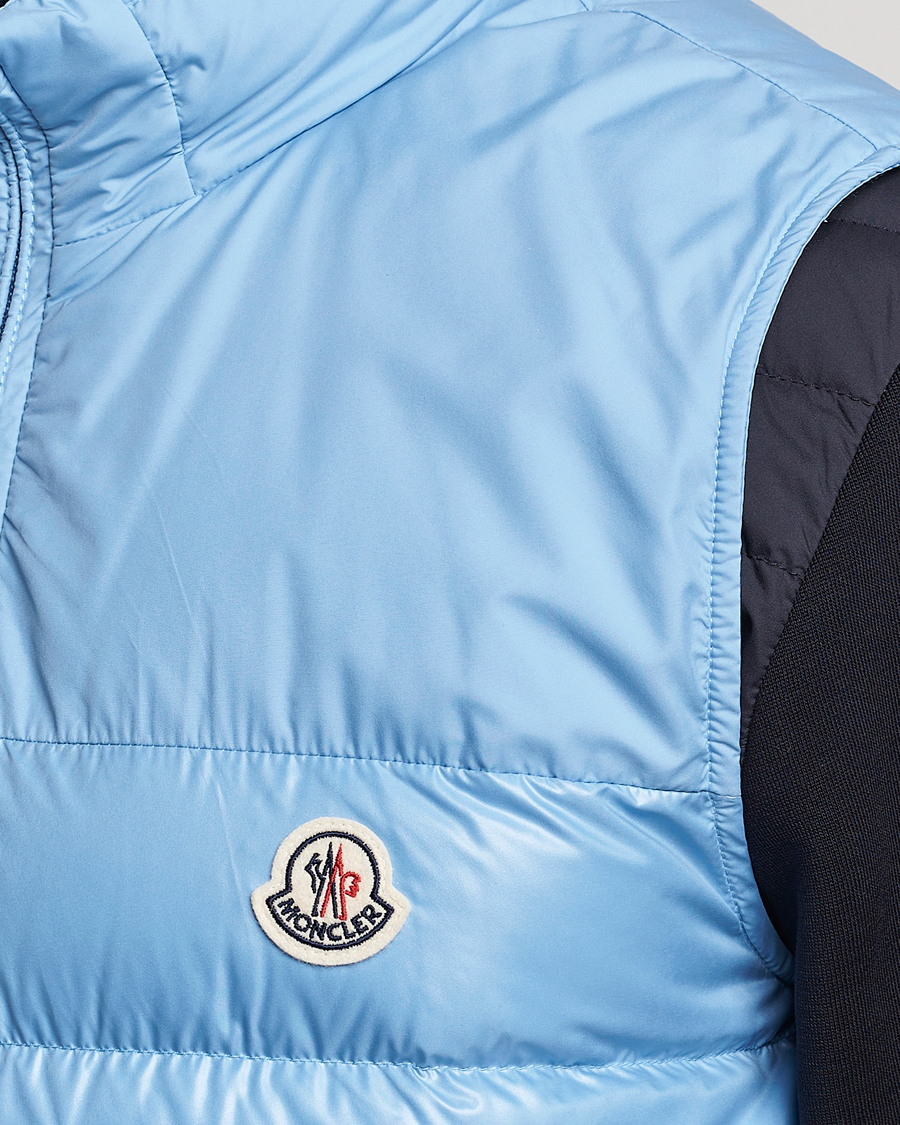 Men | Coats & Jackets | Moncler | Cerces Down Vest Light Blue