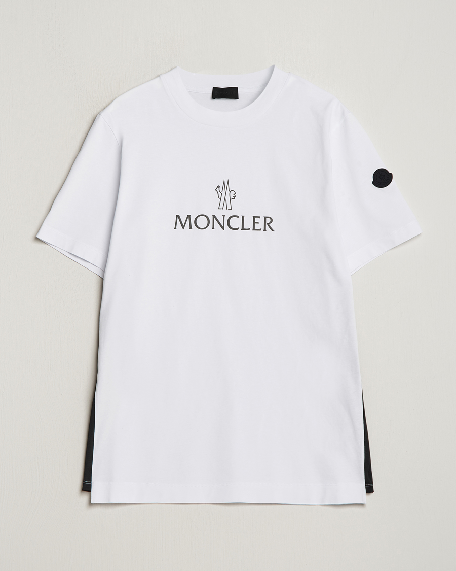Men | T-Shirts | Moncler | Reflective Logo T-Shirt White
