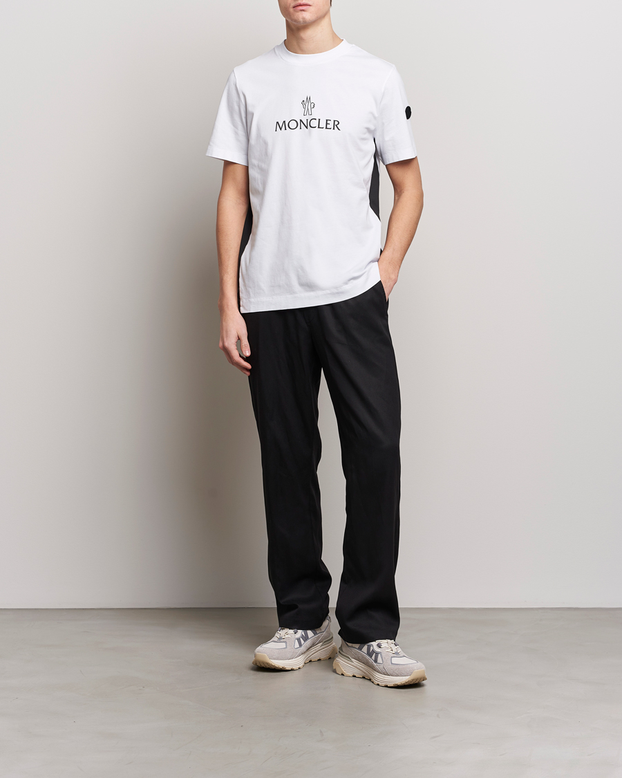 Men | T-Shirts | Moncler | Reflective Logo T-Shirt White