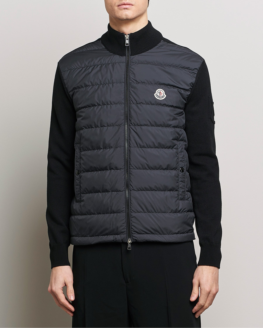 Men | Sweaters & Knitwear | Moncler | MonclerHybrid Zip CardiganBlackS