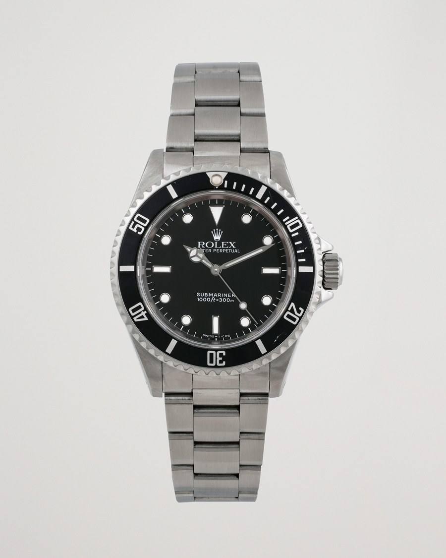 Men | Rolex Pre-Owned Submariner 14060 Oyster Perpetual Silver | Rolex Pre-Owned | Submariner 14060 Oyster Perpetual Silver