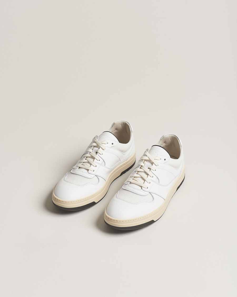 Men | Sweyd Net Leather Sneaker White | Sweyd | Net Leather Sneaker White