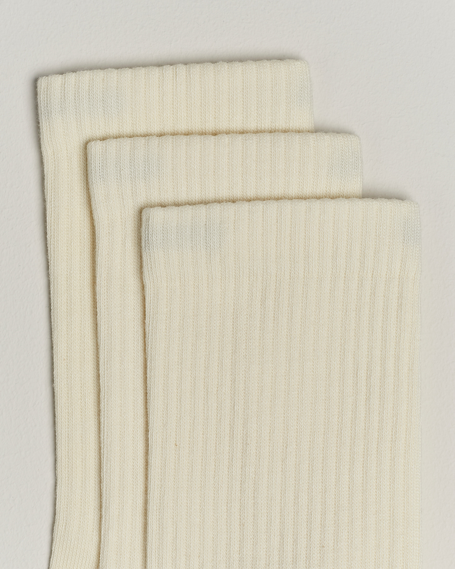 Men | Underwear & Socks | Sweyd | 3-Pack Crew Cotton Socks White