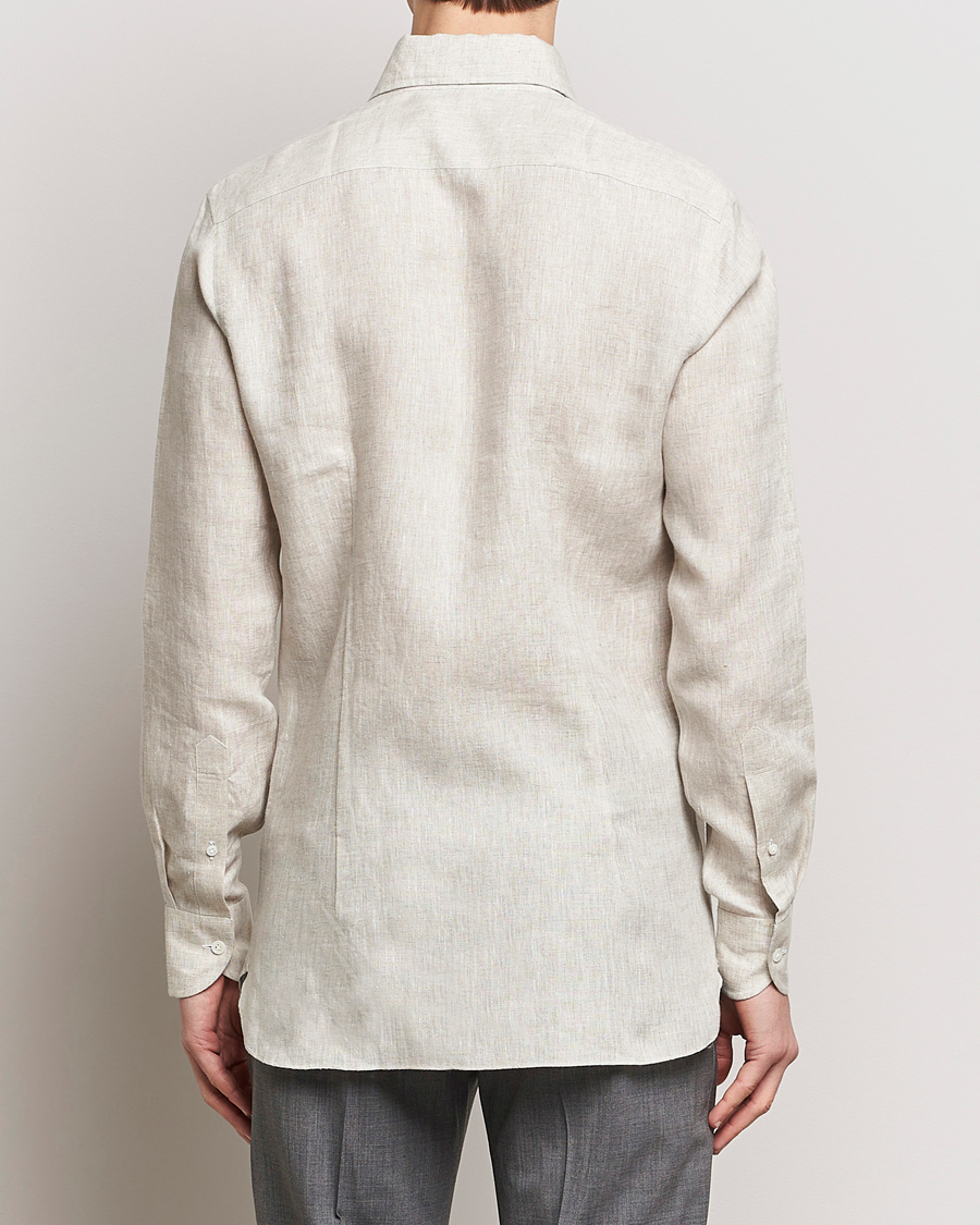 Men | Shirts | 100Hands | Linen Shirt Oatmeal
