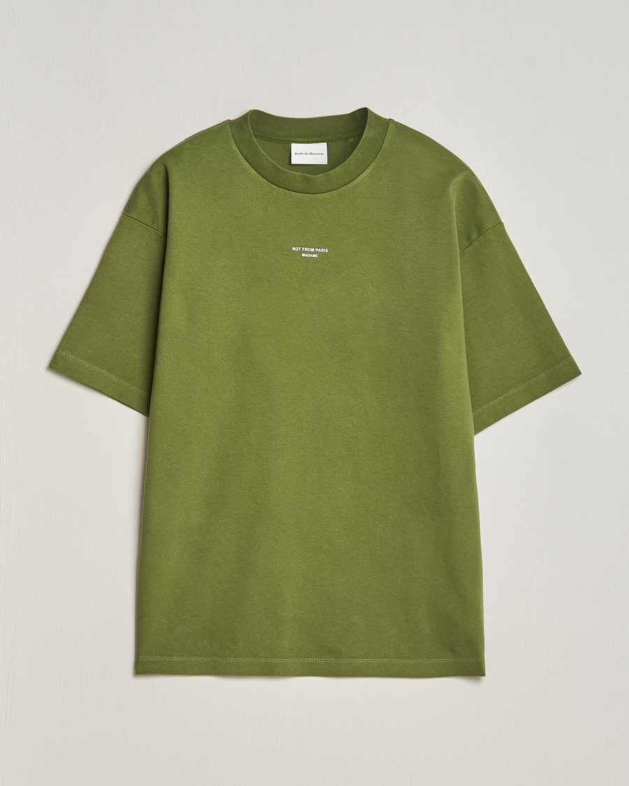 Men | T-Shirts | Drôle de Monsieur | Classic NFPM T-Shirt Khaki